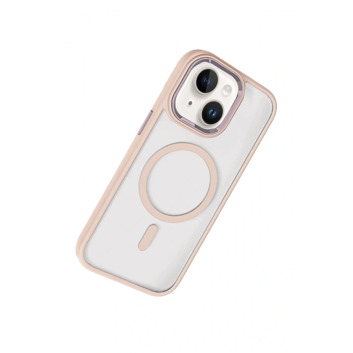 CPT05 Apple iPhone 14 Terea Magsafe Kapak - Pembe