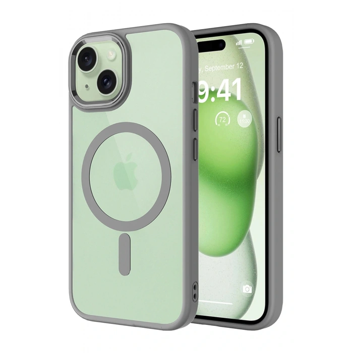 CPT05 Apple iPhone 14 Terea Magsafe Kapak - Titan Gri