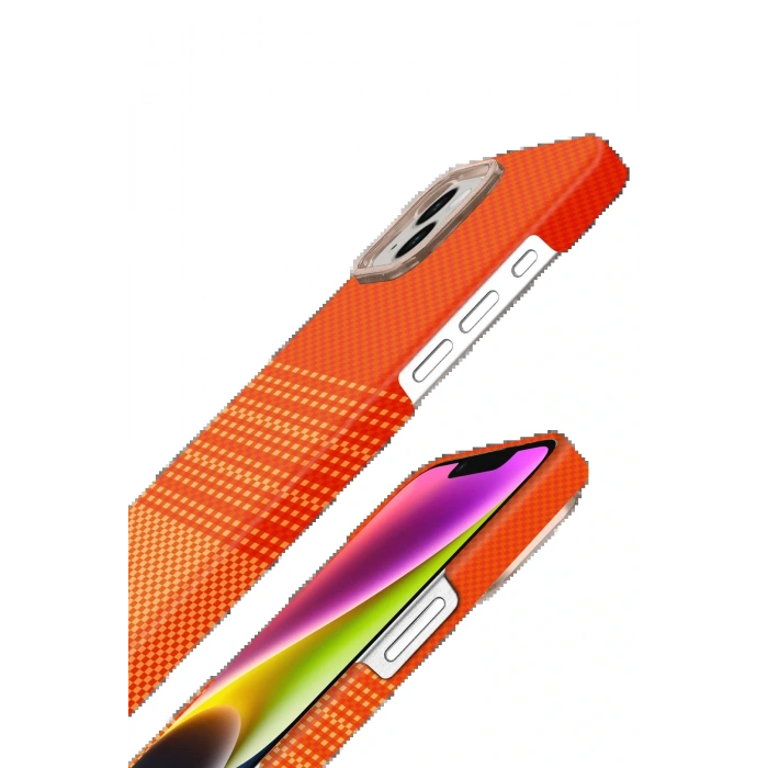 CPT05 Apple iPhone 14 Vega Magsafe Kapak - Sarı