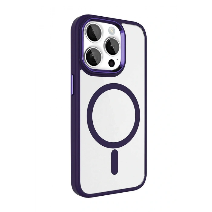 CPT05 Apple iPhone 15 Pro Max Terea Magsafe Kapak - Derin Mor