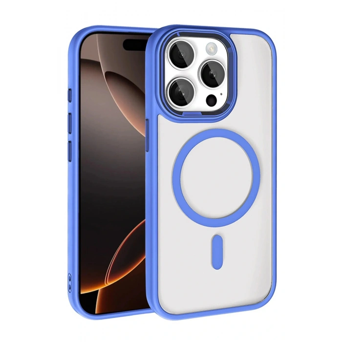 CPT05 Apple iPhone 15 Pro Max Terea Magsafe Kapak - Mavi