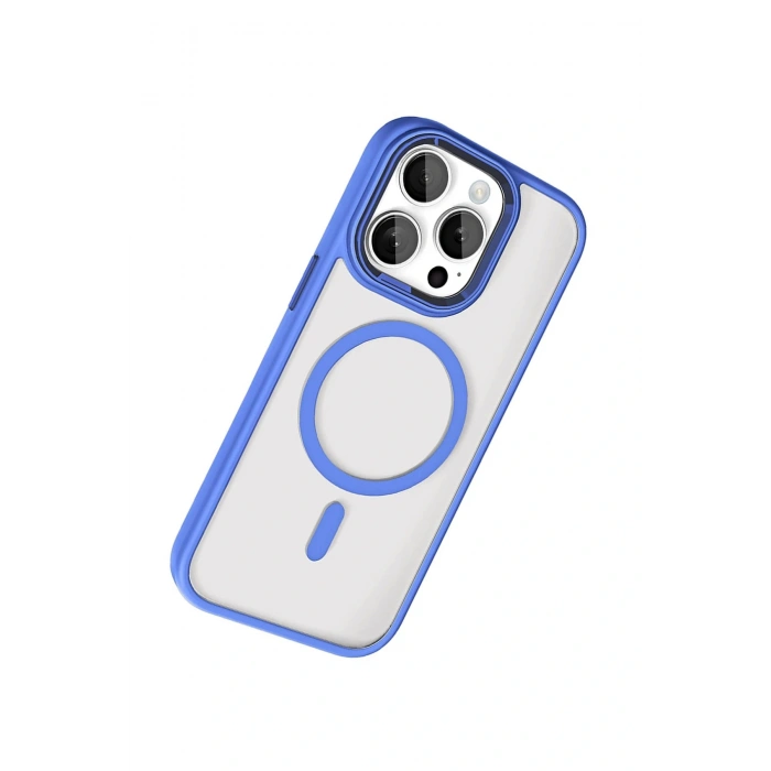 CPT05 Apple iPhone 15 Pro Max Terea Magsafe Kapak - Mavi