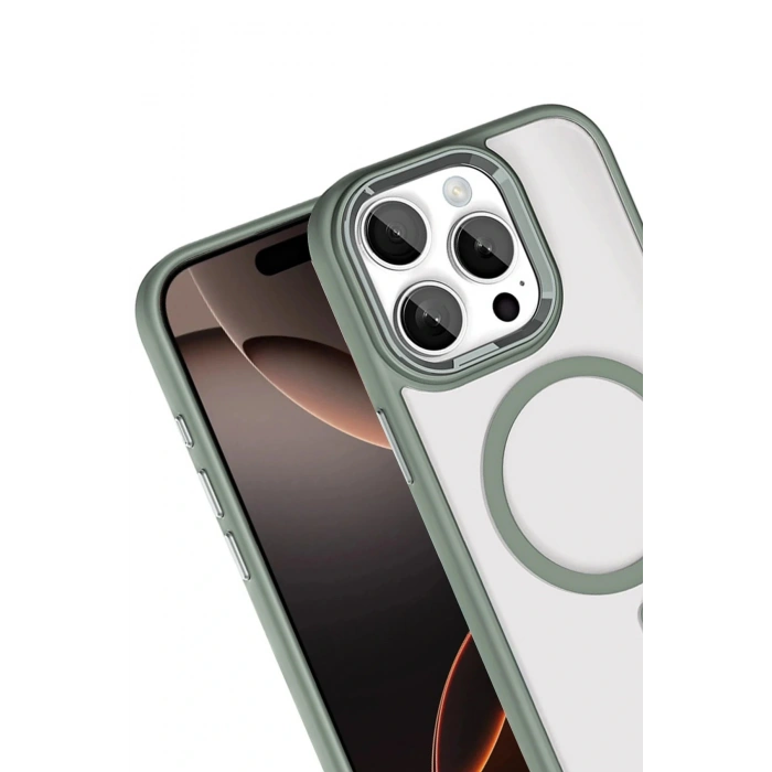 CPT05 Apple iPhone 15 Pro Max Terea Magsafe Kapak - Titan Gri