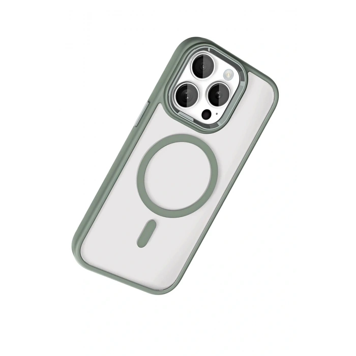 CPT05 Apple iPhone 15 Pro Max Terea Magsafe Kapak - Titan Gri