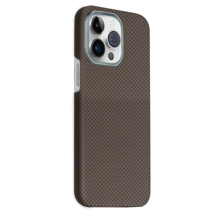 CPT05 Apple iPhone 15 Pro Max Volt Magsafe Kapak - Kahverengi