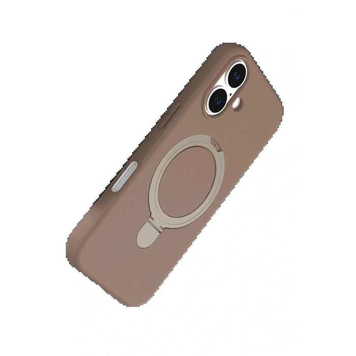 CPT05 Apple iPhone 16 Plus Regal Magsafe Standlı Kapak - Çöl Titanyum