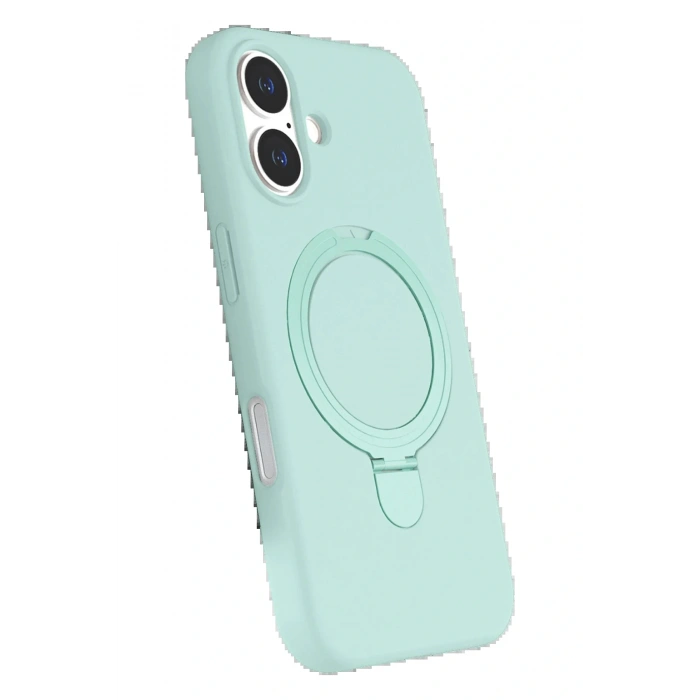 CPT05 Apple iPhone 16 Plus Regal Magsafe Standlı Kapak - Su Yeşili