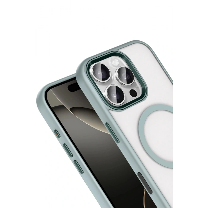 CPT05 Apple iPhone 16 Pro Max Terea Magsafe Kapak - Gri