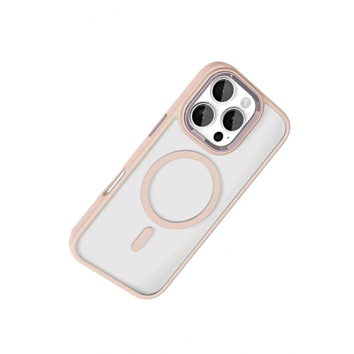 CPT05 Apple iPhone 16 Pro Max Terea Magsafe Kapak - Pembe