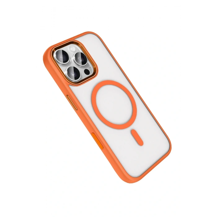 CPT05 Apple iPhone 16 Pro Max Terea Magsafe Kapak - Turuncu