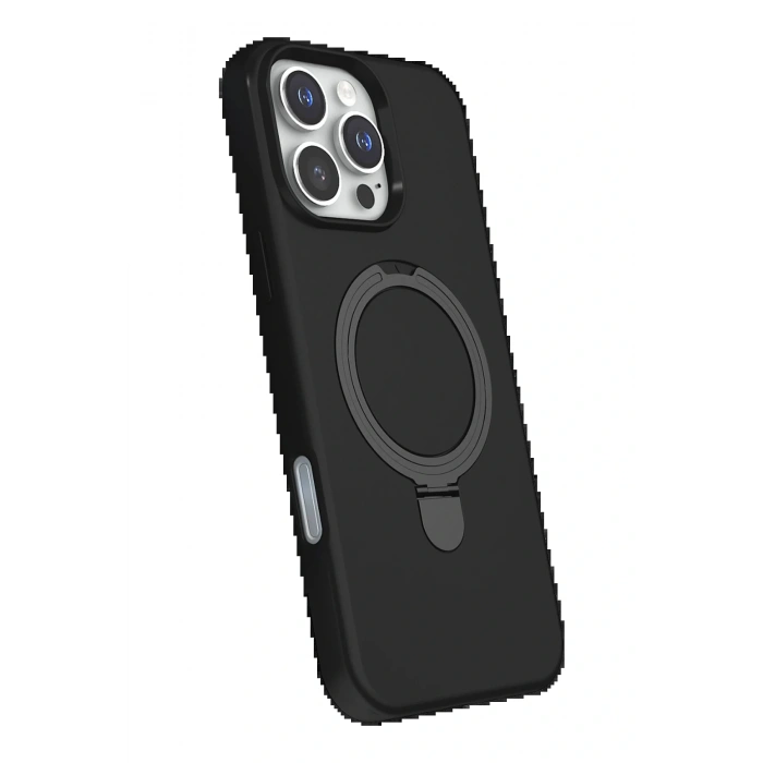 CPT05 Apple iPhone 16 Pro Regal Magsafe Standlı Kapak - Siyah