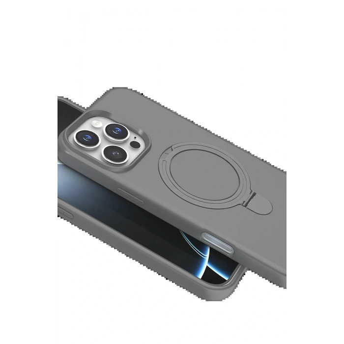 CPT05 Apple iPhone 16 Pro Regal Magsafe Standlı Kapak - Titan Gri