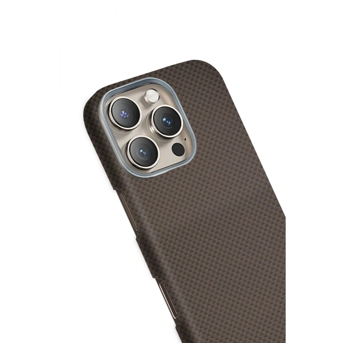 CPT05 Apple iPhone 16 Pro Volt Magsafe Kapak - Kahverengi