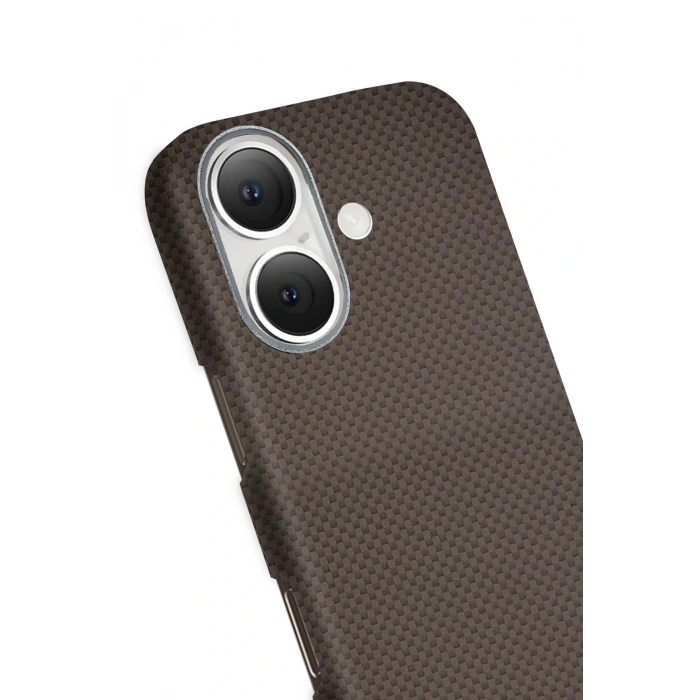 CPT05 Apple iPhone 16 Volt Magsafe Kapak - Kahverengi