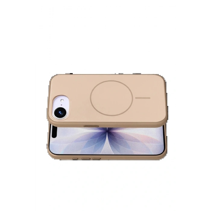 CPT05 Apple iPhone 16E Neva Magsafe Kapak - Gold
