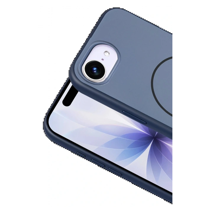 CPT05 Apple iPhone 16E Neva Magsafe Kapak - Lacivert