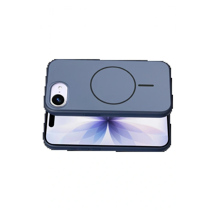 CPT05 Apple iPhone 16E Neva Magsafe Kapak - Lacivert