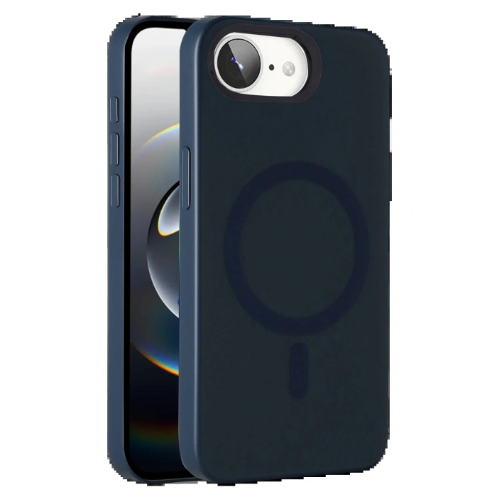 CPT05 Apple iPhone 16E Tuna PC Slim Magsafe Kapak - Lacivert