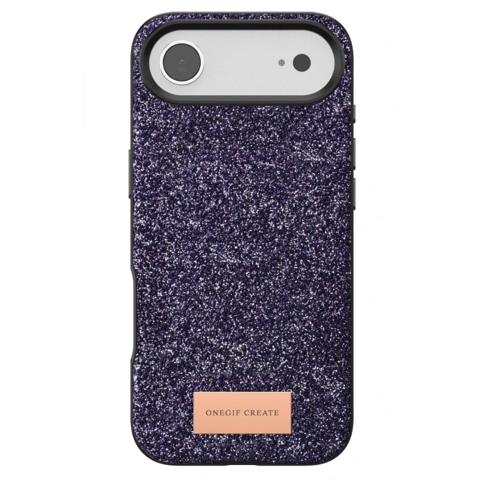 CPT05 Apple iPhone 17 Air Bright Simli Kapak - Derin Mor