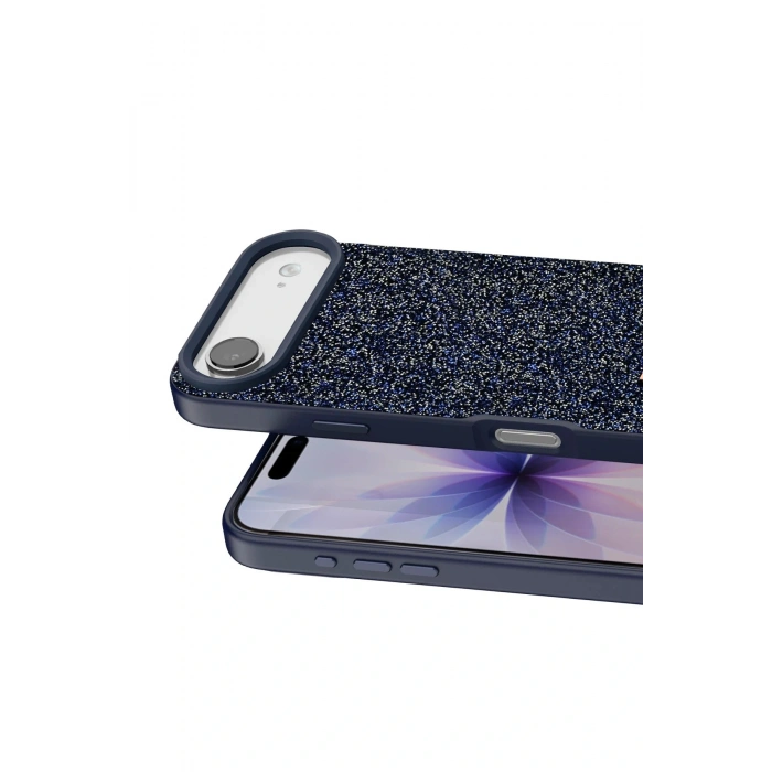 CPT05 Apple iPhone 17 Air Bright Simli Kapak - Mavi