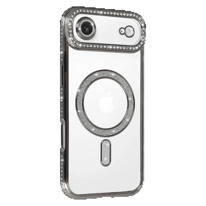 CPT05 Apple iPhone 17 Air Joke Simli Magneticsafe Kılıf - Gümüş