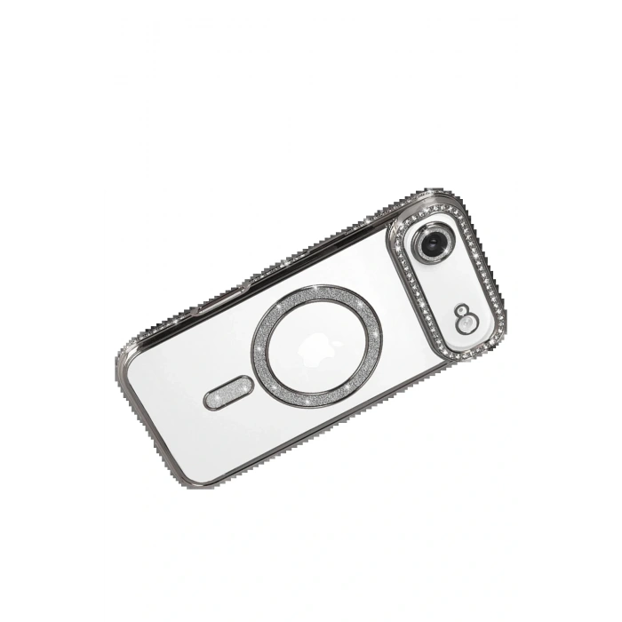 CPT05 Apple iPhone 17 Air Joke Simli Magneticsafe Kılıf - Gümüş