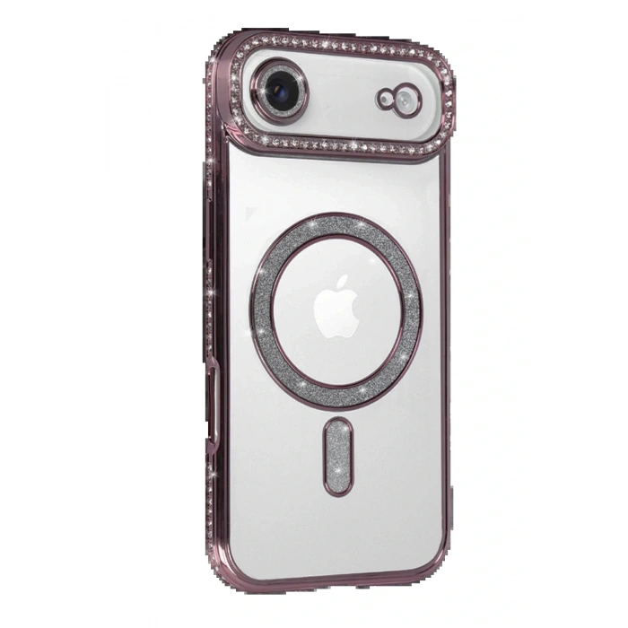 CPT05 Apple iPhone 17 Air Joke Simli Magneticsafe Kılıf - Pembe