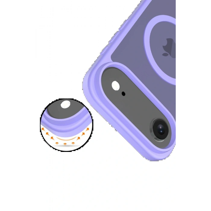 CPT05 Apple iPhone 17 Air Jota Magsafe Kapak - Lila
