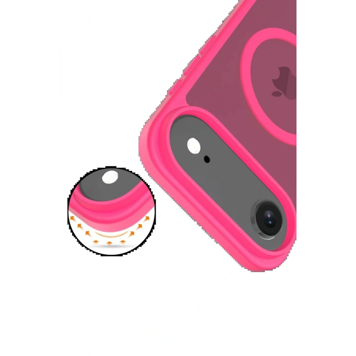 CPT05 Apple iPhone 17 Air Jota Magsafe Kapak - Rose