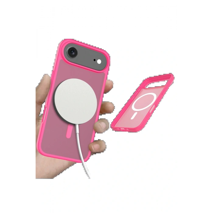 CPT05 Apple iPhone 17 Air Jota Magsafe Kapak - Rose