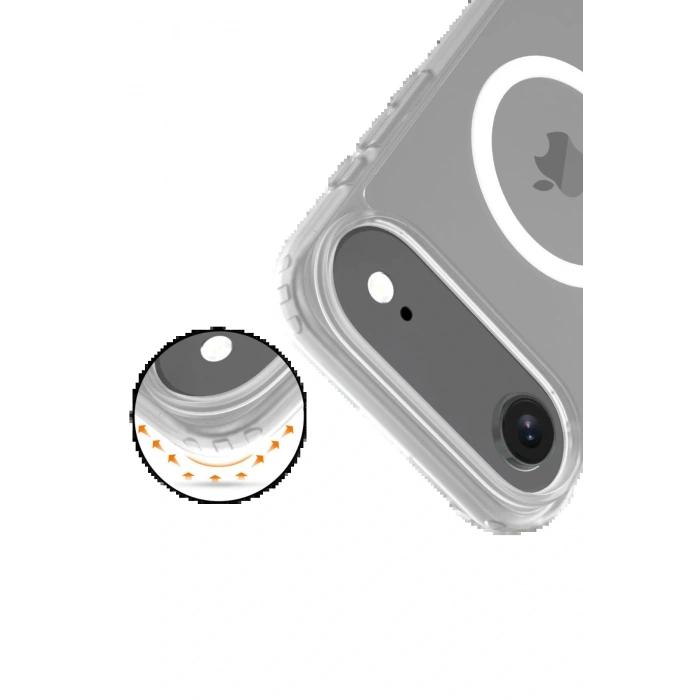 CPT05 Apple iPhone 17 Air Jota Magsafe Kapak - Şeffaf