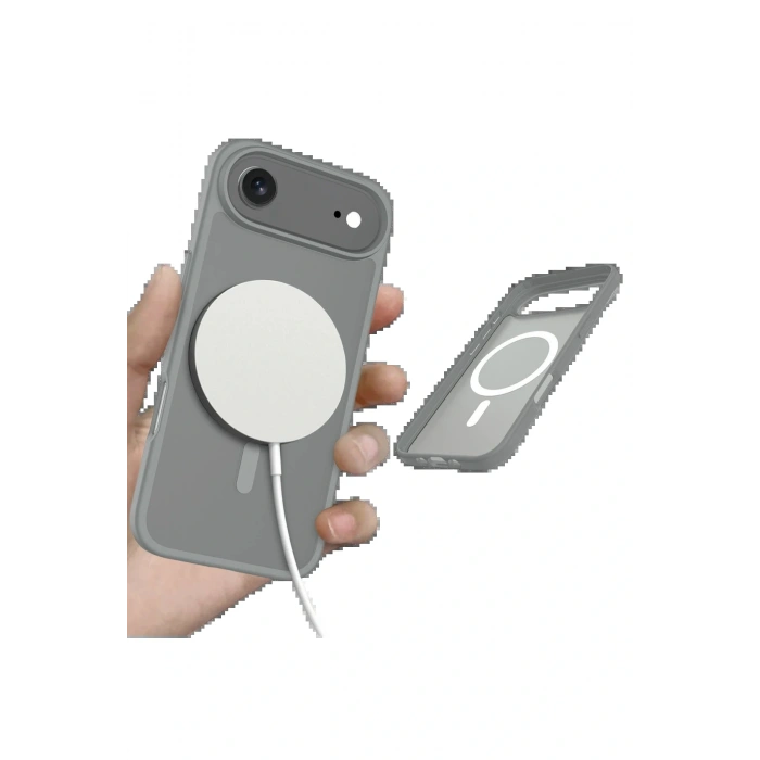 CPT05 Apple iPhone 17 Air Jota Magsafe Kapak - Titan Gri