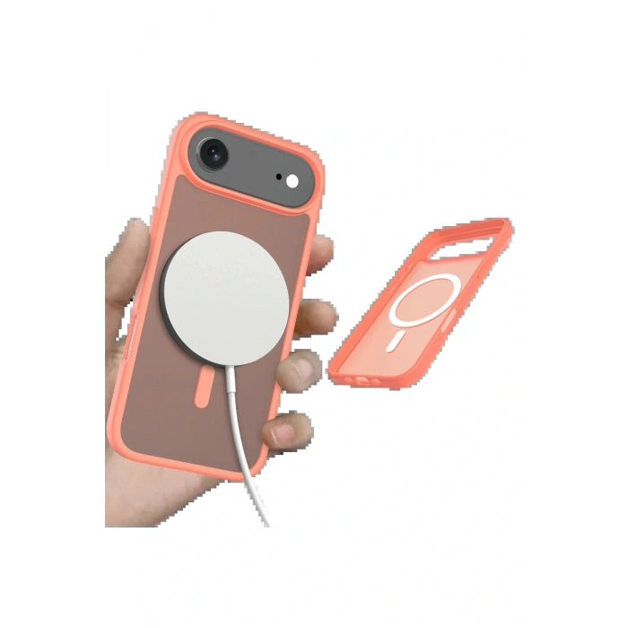 CPT05 Apple iPhone 17 Air Jota Magsafe Kapak - Turuncu