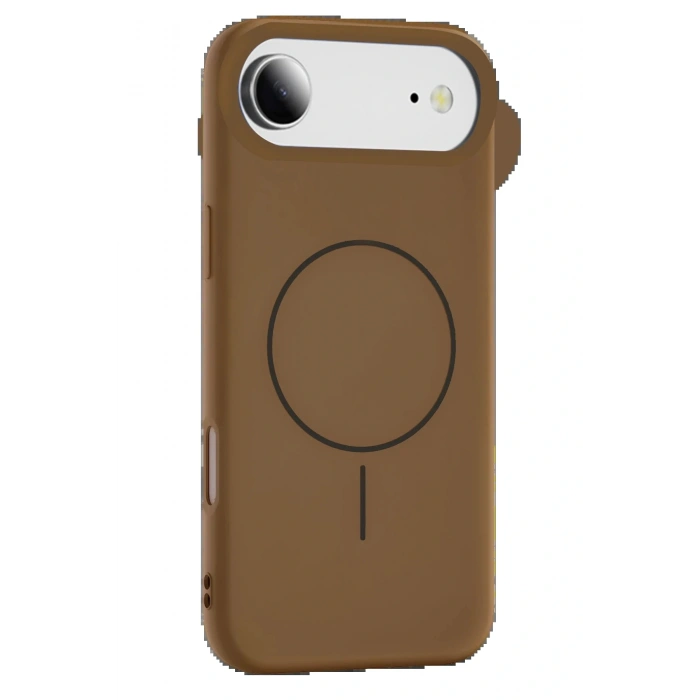 CPT05 Apple iPhone 17 Air Jully Magsafe Kapak - Kahverengi