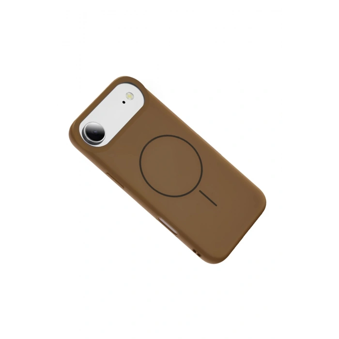 CPT05 Apple iPhone 17 Air Jully Magsafe Kapak - Kahverengi