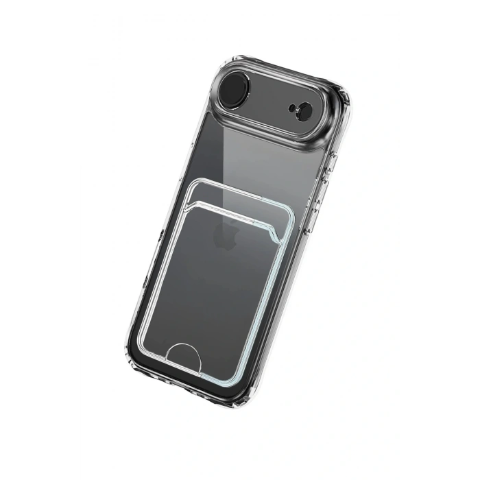 CPT05 Apple iPhone 17 Air Kart Şeffaf Silikon - Şeffaf