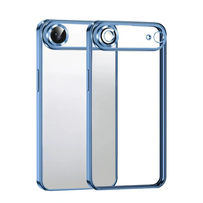 CPT05 Apple iPhone 17 Air Lensli Silikon - Açık Mavi