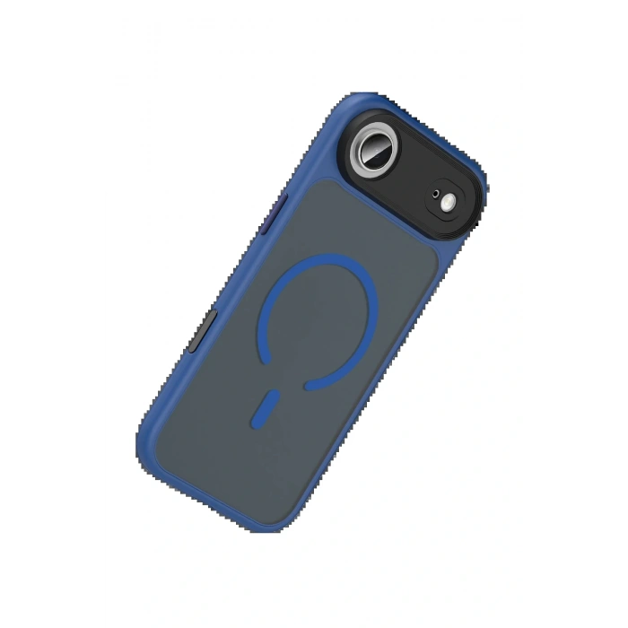 CPT05 Apple iPhone 17 Air Megane Magsafe Kapak - Lacivert