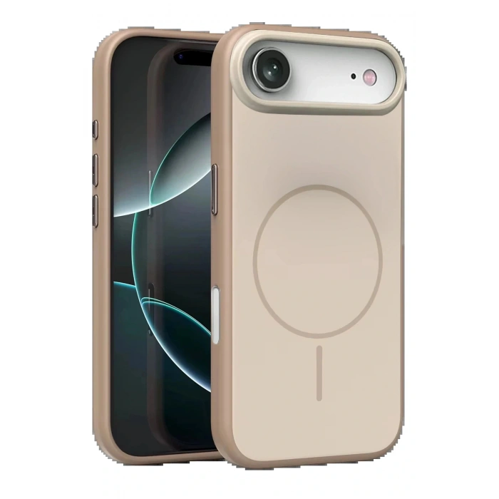 CPT05 Apple iPhone 17 Air Neva Magsafe Kapak - Gold