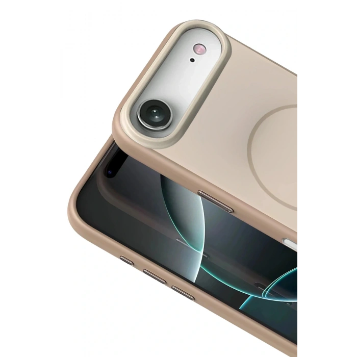 CPT05 Apple iPhone 17 Air Neva Magsafe Kapak - Gold