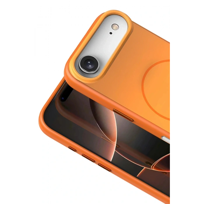 CPT05 Apple iPhone 17 Air Neva Magsafe Kapak - Turuncu