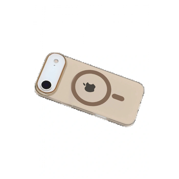 CPT05 Apple iPhone 17 Air PC Blank Magsafe Kapak - Çöl Titanyum