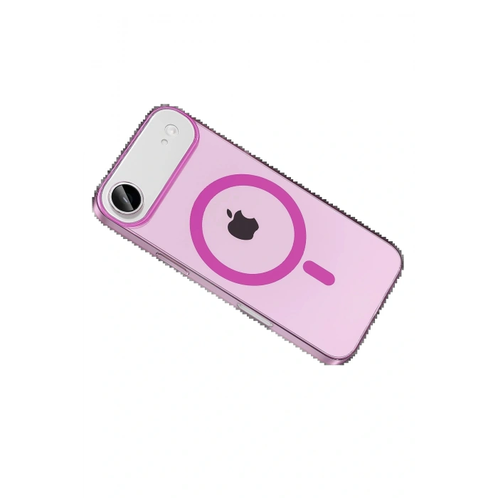 CPT05 Apple iPhone 17 Air PC Blank Magsafe Kapak - Pembe