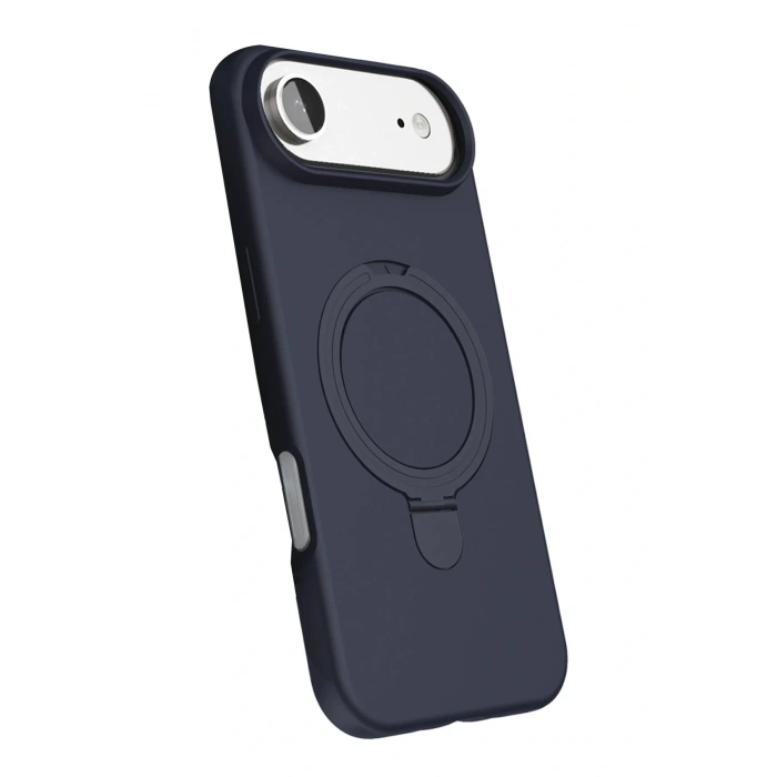 CPT05 Apple iPhone 17 Air Regal Magsafe Standlı Kapak - Lacivert