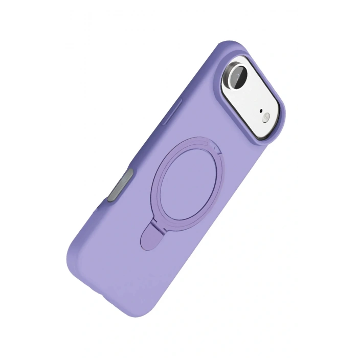 CPT05 Apple iPhone 17 Air Regal Magsafe Standlı Kapak - Lila