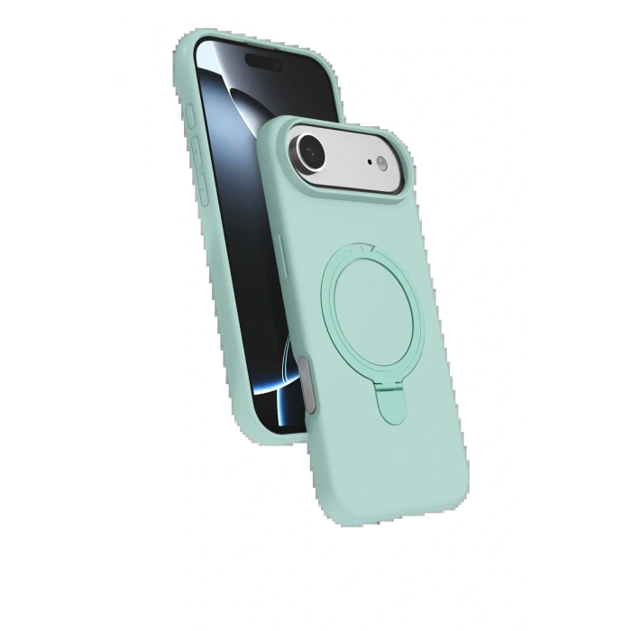 CPT05 Apple iPhone 17 Air Regal Magsafe Standlı Kapak - Su Yeşili