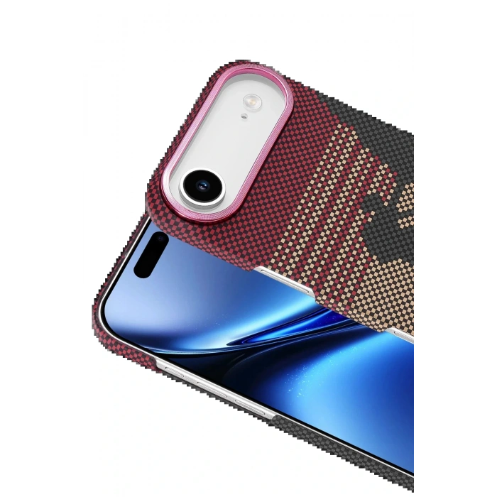 CPT05 Apple iPhone 17 Air Vega Magsafe Kapak - Kırmızı