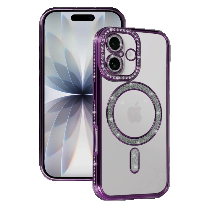 CPT05 Apple iPhone 17 Joke Simli Magneticsafe Kılıf - Derin Mor