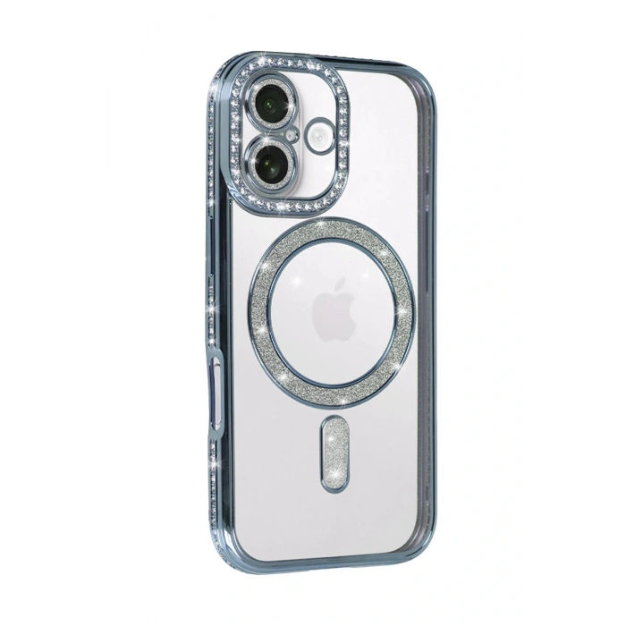 CPT05 Apple iPhone 17 Joke Simli Magneticsafe Kılıf - Mavi