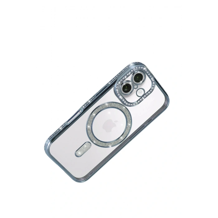 CPT05 Apple iPhone 17 Joke Simli Magneticsafe Kılıf - Mavi